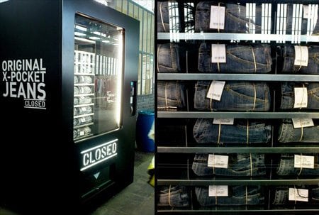 Vending Machine de Calça Jeans
