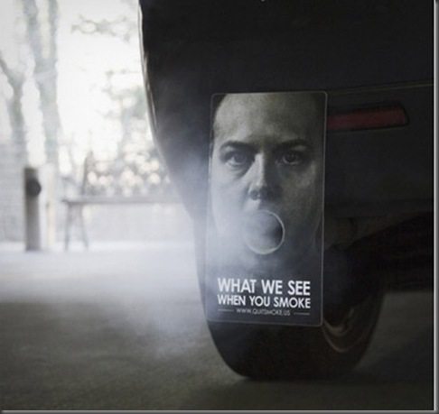 Marketing de Guerrilha - campanha anti fumo