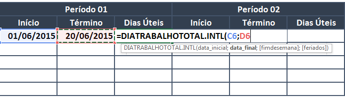 Aprenda a calcular dias úteis com as funções Diatrabalhototal e diatrabalhototal.intl