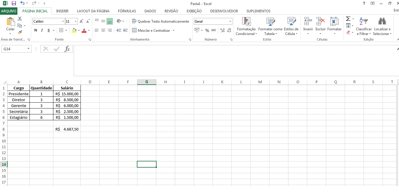 Como Calcular Média Ponderada no Excel