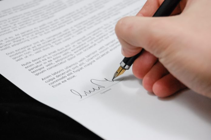 gestão de contratos - assinatura